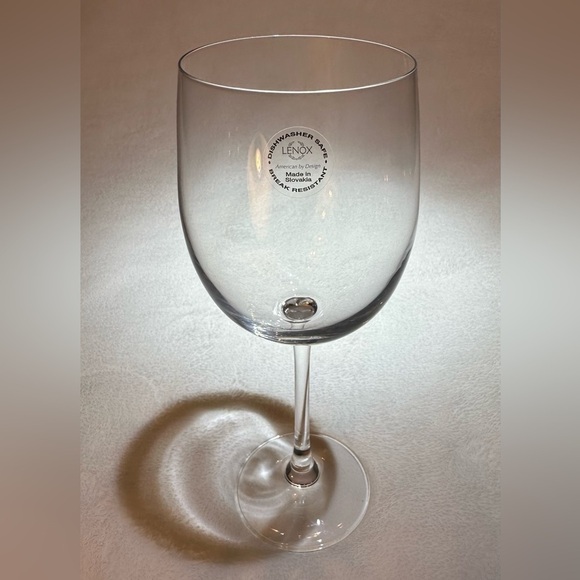 NEW LENOX TUSCANY CLASSICS GRAND BORDEAUX CRYSTAL ONE WINE GLASS OUT OF BOX - Picture 3 of 8